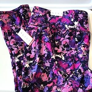 NWT 🌸 LIVI Wicking Active Capri legging with pockets 22/24